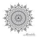 Tibetan mandala decorative ornament design