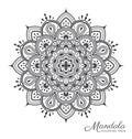 Tibetan mandala decorative ornament design