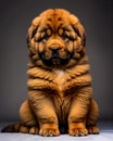 Tibetan Mastiff puppy show dog portrait