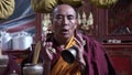 Tibetan monk chanting mantras
