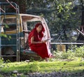 Tibetan monk from India Ã¢â¬â Dharamshala. Royalty Free Stock Photo