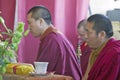Tibetan Monks at Amitabha Empowerment Buddhist Ceremony, Meditation Mount in Ojai, CA
