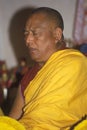 Tibetan Monks chanting performance at Agape Church in Santa Monica California Royalty Free Stock Photo