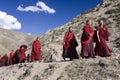 Tibetan Monks - Ganden Monastery - Tibet