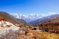 Autumn tibetan mountain