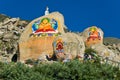 Tibetan mountain monastery