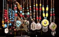 Tibetan necklaces and jewelry Royalty Free Stock Photo