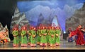 Tibetan people danceing night show, Jiuzhaigou