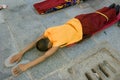 Tibetan pilgrim in Lhasa