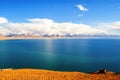 Tibetan plateau scene-lake Namtso Royalty Free Stock Photo