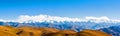 Tibetan plateau scene-Overlook Makalu-Lhotse-Evere st-Cho Oyu