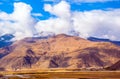 Tibetan plateau scene