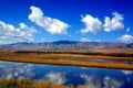 Tibetan Plateau scenery Royalty Free Stock Photo