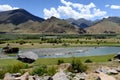 Tibetan plateau scenery Royalty Free Stock Photo