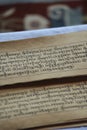 Tibetan prayer book called sutras from Zanskar valley, Ladakh