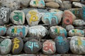 Tibetan prayer stones