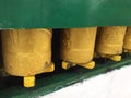 Tibetan Prayer Wheels in the Kora Walk , McLeodgange, Dharamsala, India