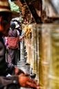 Tibetan prayer wheels or prayer`s rolls