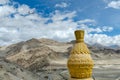 Tibetan praying objects inside of Spituk Monastery, Jammu and Kashmir