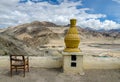 Tibetan praying objects inside of Spituk Monastery, Jammu and Kashmir