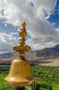 Tibetan praying objects inside of Spituk Monastery, Jammu and Kashmir