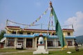 Tibetan refugees camp location at outside of Pokhara.