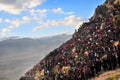 Tibetan Sho Dun Festival celebrated in Lhasa Royalty Free Stock Photo