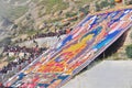 Tibetan Sho Dun Festival celebrated in Lhasa Royalty Free Stock Photo