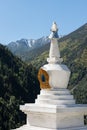 Tibetan stupa Royalty Free Stock Photo