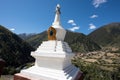 Tibetan stupa Royalty Free Stock Photo