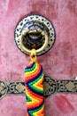 Tibetan style Chinese knot as a bolt and bell Royalty Free Stock Photo