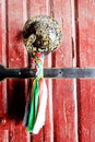 Tibetan style Chinese knot as a bolt and bell Royalty Free Stock Photo