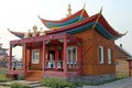 Tibetan style Mahayana Buddhist Temple Datsan in Siberian town of Ivolginsk near Ulan Ude, Russia