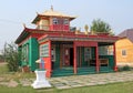 Tibetan style Mahayana Buddhist Temple Datsan in Siberian town of Ivolginsk near Ulan Ude, Russia