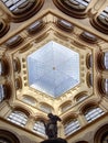 Architectural interior structure of Palais Daun-Kinsky in Vienna