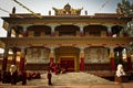 The Tibetan Temple of Bodh Gaya, India Royalty Free Stock Photo