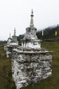Tibetan white towers