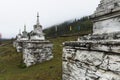 Tibetan white towers