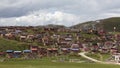 Tibetian plateau, Serkyi Gyelgo, Tagong Royalty Free Stock Photo