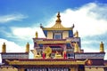 Tibettian temple in Coorg Royalty Free Stock Photo