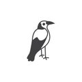 Tibicen bird- vector sign symbol. Tibicen illustration