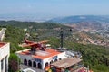 Tibidabo theme park mountain in Barcelona, Catalonia, Spain. Royalty Free Stock Photo