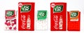 TIC TAC Mint, Orange, Strawberry mix and limited edition of TIC TAC Coca-Cola