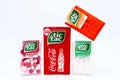 TIC TAC Mint, Orange, Strawberry mix and limited edition of TIC TAC Coca-Cola