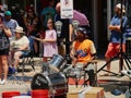 Tic and Tac New York Breakdancers Busker Festival Royalty Free Stock Photo