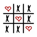 Tic tac toe XO icon. Concept for your design.