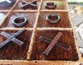 Tic Tac Toe game on table