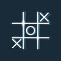 tic tac toe. Vector illustration decorative design Royalty Free Stock Photo