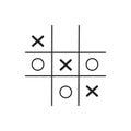 tic tac toe XO game , tic, tac, toe, game Royalty Free Stock Photo