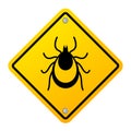 Tick alert vector icon